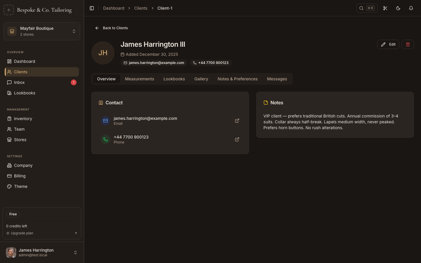 Client Profiles